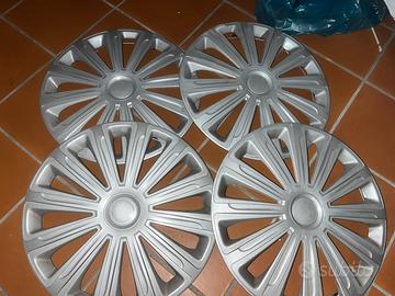 4 Copricerchi Universali Argento