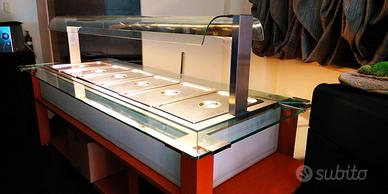 Carrello Buffet Freddo 6 Scomparti