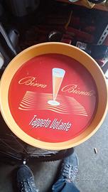 Vassoio Vintage Birra Bionda Tappeto Volante