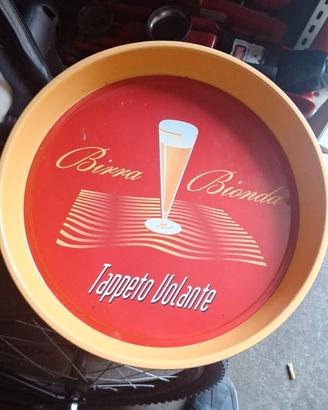 Vassoio Vintage Birra Bionda Tappeto Volante