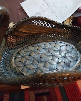 Portaoggetti Vintage in Vimini