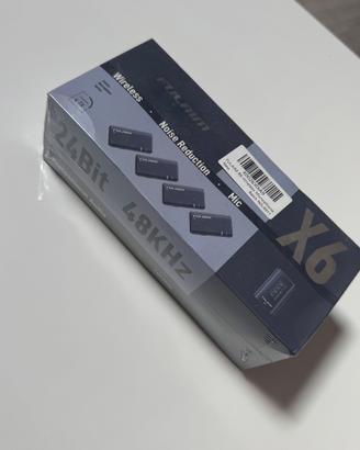 Microfono Wireless FULAIM X6 4 canali