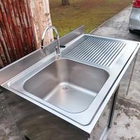 lavabo inox professionale