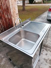 lavabo inox professionale