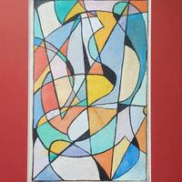 Disegno vintage su cartoncino antico.