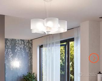 lampadario a sospensione selene papiro