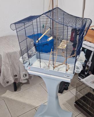 gabbie per pappagallini ondulati o cocorite