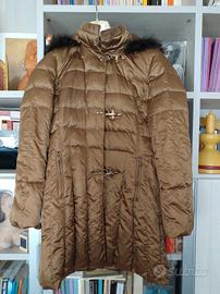 cappotto imbottito piuma d'oca con vepelliccia Fay