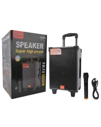 Cassa bluetooth portatile karaoke 10000 watt pmpo 