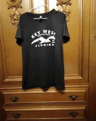 t-shirt nera Key West original taglia 2XL