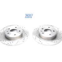 DISCHI FRENO FORATI E SCANALATI PER HONDA