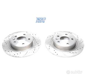 DISCHI FRENO FORATI E SCANALATI PER HONDA