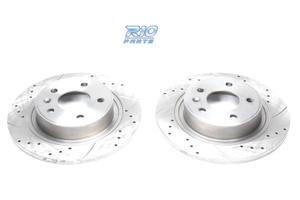 DISCHI FRENO FORATI E SCANALATI PER HONDA