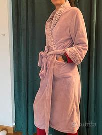 Vestaglia lilla pile morbidissimo