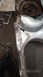 telaio vespa ,faro basso bacchetta