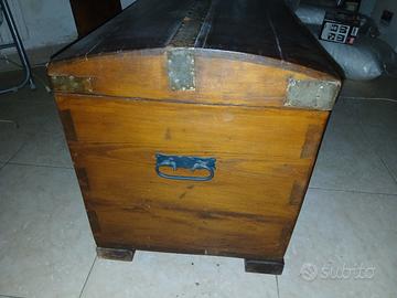 baule antico restaurato dell 800