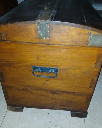 baule antico restaurato dell 800