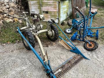 Due motofalciatrice bcs motocoltivatore bcs acme