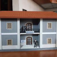 Caserma carabinieri 1:87  per plastici ferroviari 