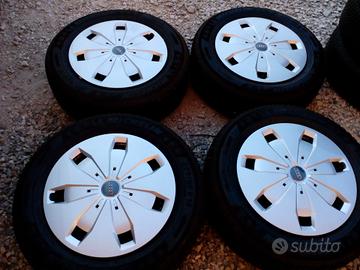 CERCHI E GOMME TERMICHE 16 ORIGINALI AUDI COD:1441