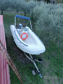 Gommone carrello e 2 motori