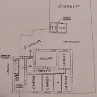 147 mq. al piano terra più 350 mq. Di giardino