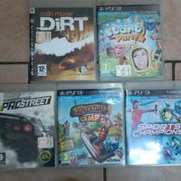 Set 5 giochi PlayStation 3