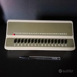 rubrica automatica, in plastica, modernariato '70