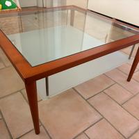 Tavolino di Vetro Quadrato Calligaris