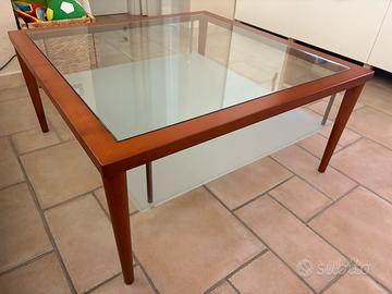 Tavolino di Vetro Quadrato Calligaris