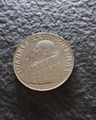 Moneta lire 100 Città del Vaticano 1962 