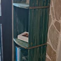 Mobiletto libreria in legno