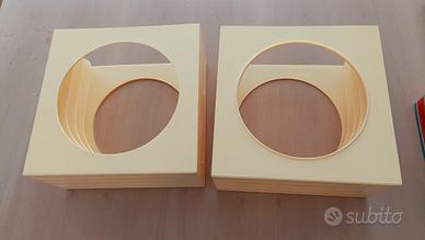 porta vinile anni 70 Schweizer design 