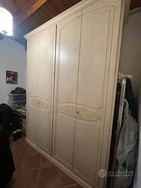 Armadio a 4 ante avorio