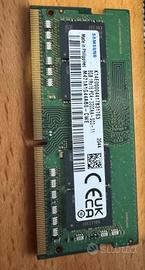 Memoria RAM Samsung 8GB DDR4 3200MHz (SODIMM)