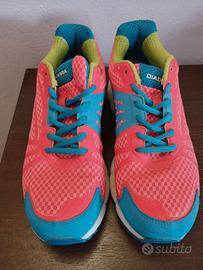 Diadora unisex n.42 fucsia bluette verde