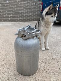 Bidone del latte antico Guinzi Rossi da 30-40 litr