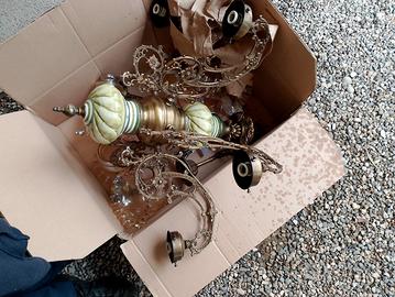 lampadario in ceramica 