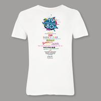 T-shirt XS S M nuova 100% cot biologico compleanno