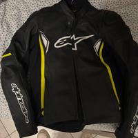 Giubbotto da Moto Alpinestars in pelle