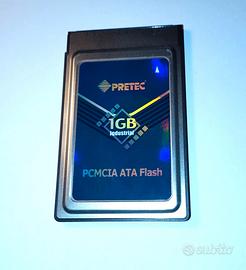 scheda memory card PRETEC industrial 1GB PCMCIA