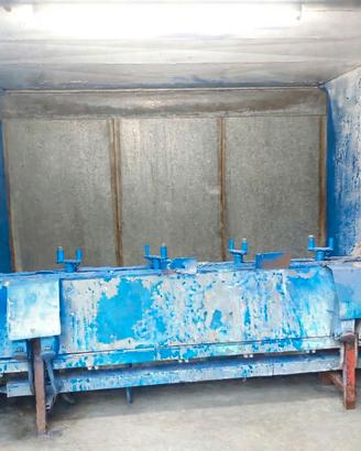Cabina di verniciatura a velo d'acqua