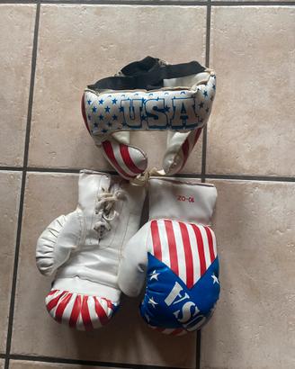 Guantoni boxe+ casco