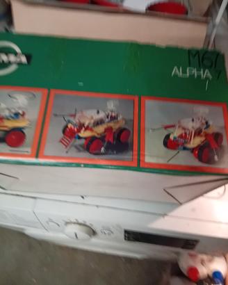 astronave  anni 70 game alpha 7 filoguidata