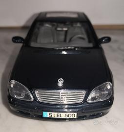 MERCEDES-BENZ S-CLASS 1998 BLACK MET, 1/26 MAISTO