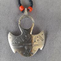 Collana con ciondolo tuareg in argento