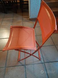 4 sedie emu pieghevoli