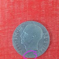 Moneta da 20 centesimi 1940 con errore di conio