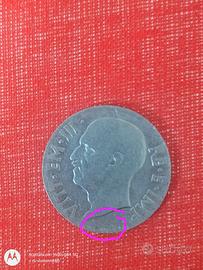 Moneta da 20 centesimi 1940 con errore di conio