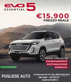 EVO 5 1.5 Turbo bi-fuel (TASSO ZERO FINO AL 31/03/